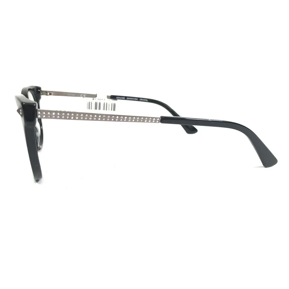 Guess Eyeglasses Frames GU2799-S 001 Black Gray Round Cat Eye Full Rim 52-16-140